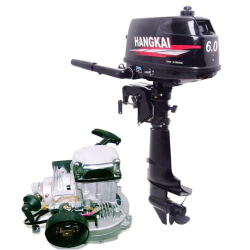 Portable Outboard Motor Boat Engine With Water Cooling System 6HP 2-Stroke LCF