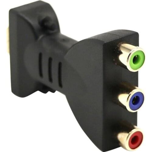 Gold-plated HDMI-compatible Male to 3 RC AV Converter RGB RCA Video Audio TV DVD Adapter Converter