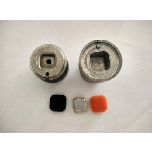 40L(25mm) square size cover button DIY Fabric button iron material fashion die mold tool Press Machine