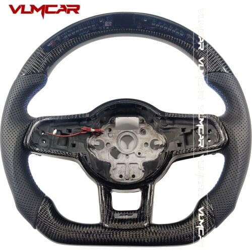 Custom Carbon Fiber Steering Wheel For VW MK7/GTI/GTS/R/Rline/GTD