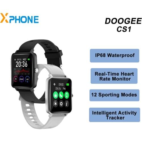 DOOGEE CS1 Smart Watch 1.4'' Touch Color Screen IP68 Waterproof 12 Sporting Modes Real-time Heart Rate Monitor Sport Smart Watch
