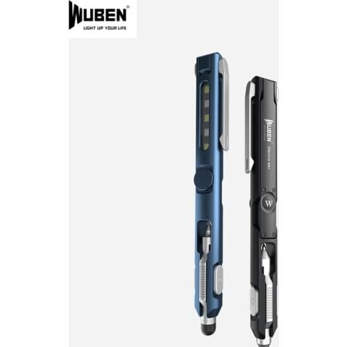 WUBEN E61Tactical Pen Light Multi-functional Tools Rechargeable LED Flashlight 130 LM EDC Troch Light For Outdoor Self-defense