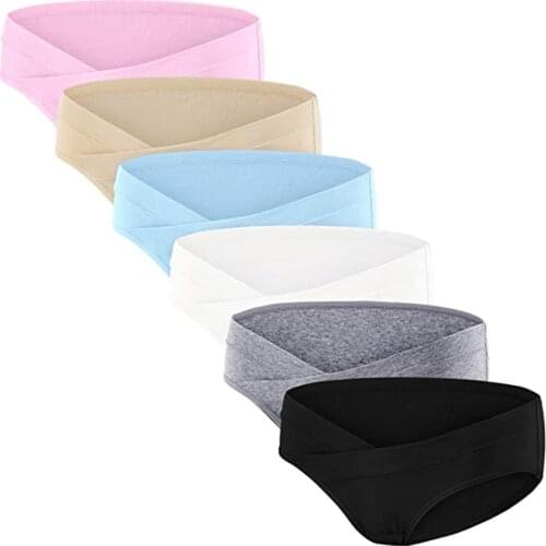 Maternity Intimates Panties Pregnant Women Low Waist V Shaped Cotton Pregnancy Postpartum Panties Pregnancy Clothes underwear