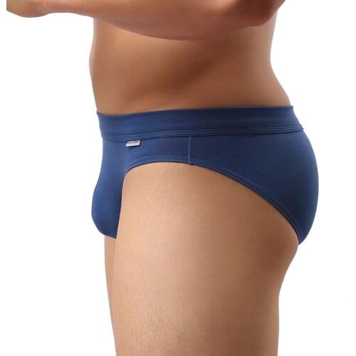 Sexy Men Underwear Briefs Shorts Cueca Soft Panties Solid Breathable Underpants Male Ropa Interior Homme Briefs