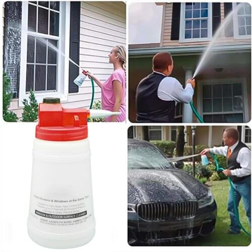 Outdoor Glass Cleaning Spray Bottle With Nozzle Car Wash Cleaning Watering Can Window Glass Cleaning Handheld Spray Bottle