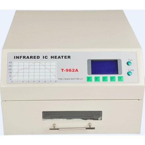1pc T-962A Infrared IC Heater Reflow Oven Solder Soldering Machine for BGA SMD Rework 1500 W 300 x 320 mm CE Certificate
