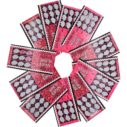 12Pcs Bachelorette Party Decorations Funny Hen Party Games Dare Cards Bride Be Hen Night Hangover Kit Bridal Shower Favors HW84