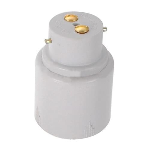 2015 Hot 2X E27 Screw to B22 Bayonet Base Light Lamp Bulb Adapter Converter Socket Base