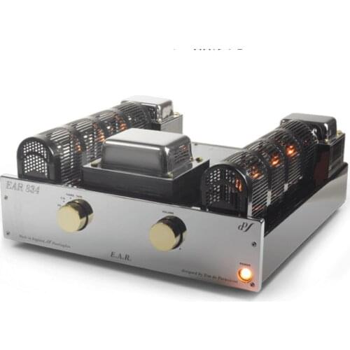 2021 NEWest British EAR Yoshino 834 vacuum tube EL34 tube amplifier, 50W+50W hifi fever combined power amplifier, 15Hz-40kHz