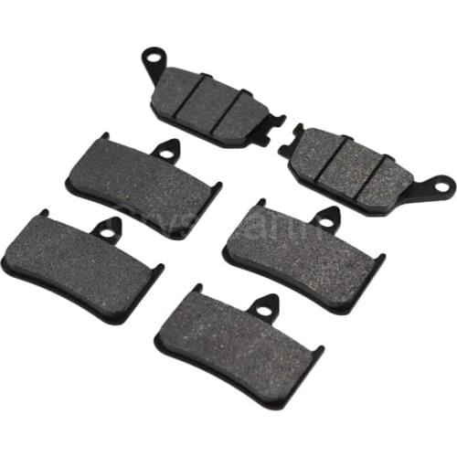 Motorcycle Sintered 6 Pcs Disc Front & Rear Brake Pads For SUZUKI SV 1000 SV1000 K3 / SK3 2003 GSX650F GSX 650F 2008