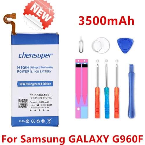 2pcs/new EB-BG960ABE 3500mAh Battery for Samsung GALAXY S9 G9600 G960F SM-G960 within tracking number