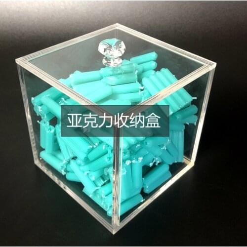 Acrylic box, transparent box, ordered plexiglass display box, desktop storage mask, storage box