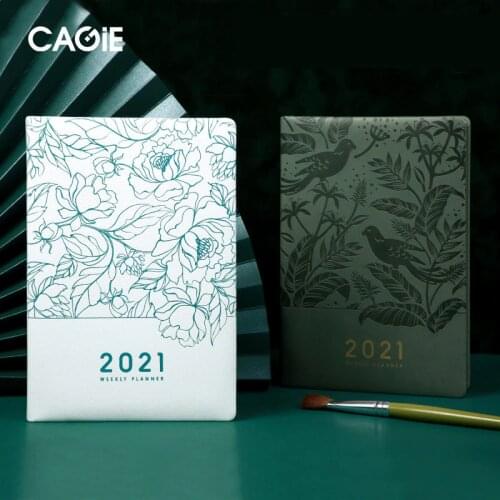 Agenda 2021 Planner Kawaii A5 Notebook for Students Organizer Diary Weekly Plan Notepad School Office Schedule Book Stationery