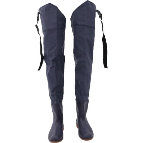 Fishing Farming Pants Waterproof PVC Material Soft Sole Breathable Unisex