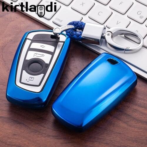 Key Cover Car Key Case for BMW 520 525 F30 F20 F10 F80 F18 118i 320i 3 5 7 Series X3 X4 M3 M4 M5 CAS4 Soft TPU PC Holder Key Fob