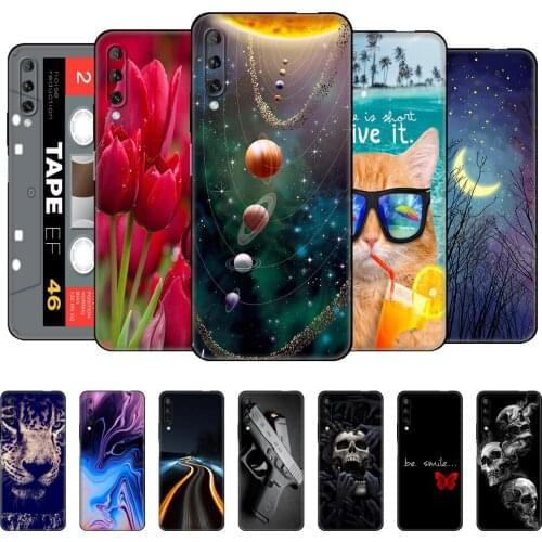 For Honor 9X Pro Case Silicon TPU Soft Back Cover Phone Case For Honor 9X Pro Bumper 9XPro Honor9XPro black tpu case
