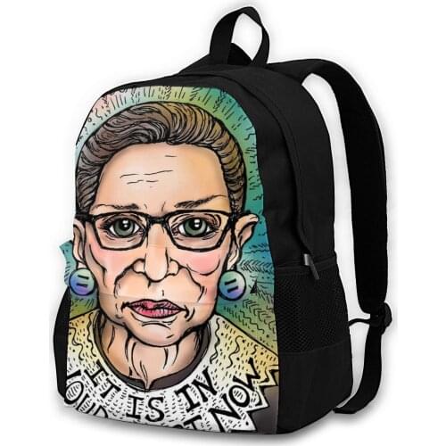 Ruth Bader Ginsburg ,Feminism Collage Adult backpacks, leisure bags, backpacks, storage bags, men women backpacks