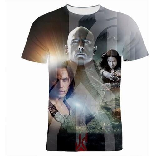 Marvel 3D Print John Carter Mens T-shirts Fashion Summer Oversized Clothes For Children Short Sleeve Women T Shirts