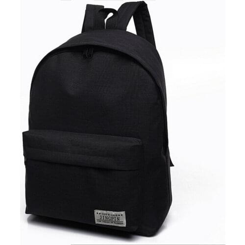 Men Women Backpacks Canvas Backpack Rucksack School Travel College Bag Casual Mochila