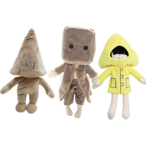 Game Little Nightmares Plush Toy Cute Stuffed Six Nomes Mono Soft Dolls Kawaii Kids Toys for Children Cosplay Birthday Gift