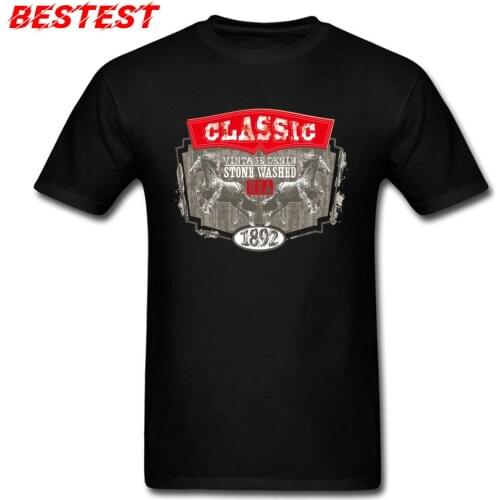 Classic USA T-shirt Men Vintage Black T Shirt Letter Print Tops Tees Cotton Fabric Fitness Tshirt High Street Sweater Customized