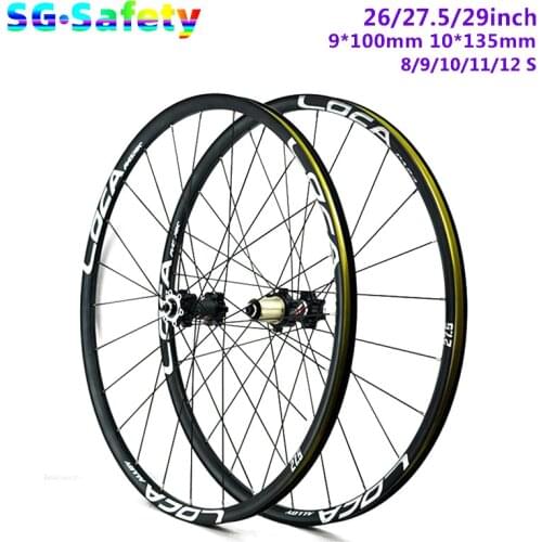 Ultralight Bike Wheel Set 26 27.5 29inch 700C Road/Mountain Bike Wheel 24 Hole Six Nail QR 9*100MM 10*135MM Bicycle Wheel