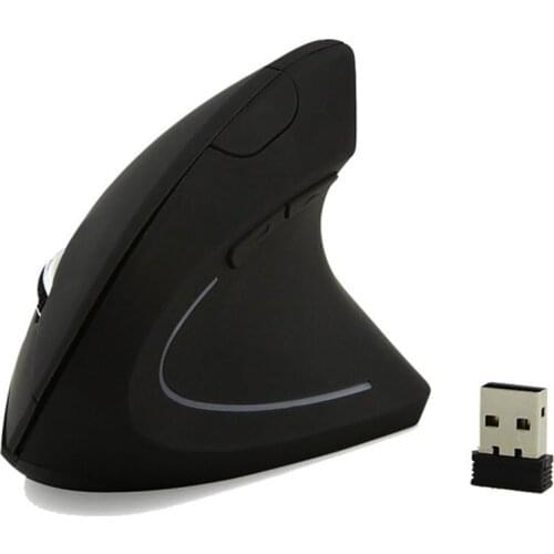 Wireless Mouse Vertical Gaming Mouse USB Computer Mice Ergonomic Desktop Upright Mouse 1600DPI for PC Laptop Office Home