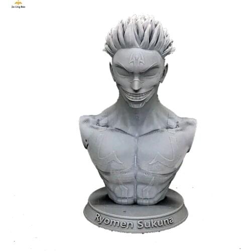Jujutsu Kaisen Sukuna Resin Bust Model Kit 10cm Ryomen Sukuna Jujutsu Modelling Assembly Unpainted Kits Diy Toys Hobby Tools