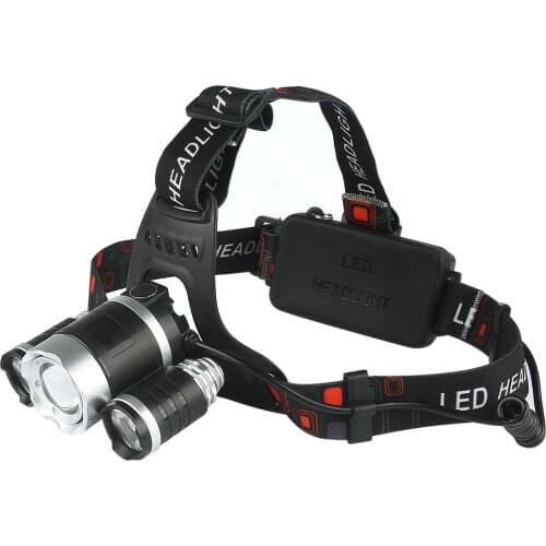 4-Mode Max 13000lumens High Brightness LED Headlight Headlamp Zoomable Outdoor Camping Tool