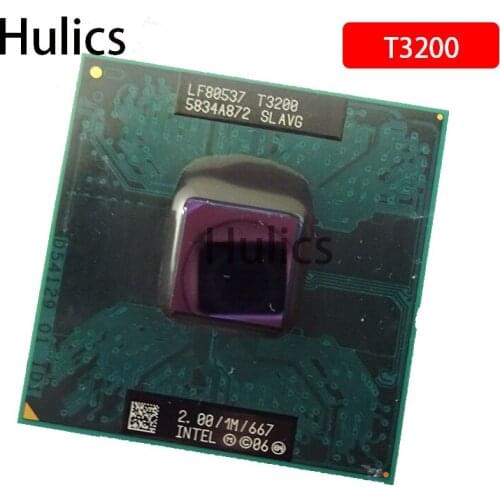 Hulics Original inter T3200 Laptop CPU