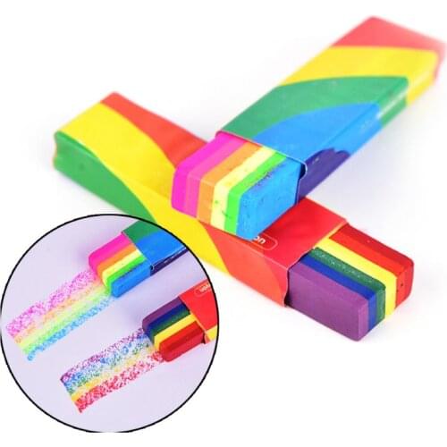 Rainbow Face Paint Stick Body Tattoo Colored Pigment Pen Fluorescent Crayon Washable Adult Kid Party Favors Makeup Cosmetic Tool