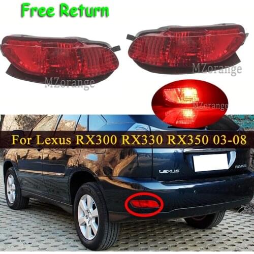 Rear Bumper Light For Lexus RX300 RX330 RX350 2003 2004 2005 2006 2007 2008 Brake Lights Tail Reflector Fog Lamp Turn Signal