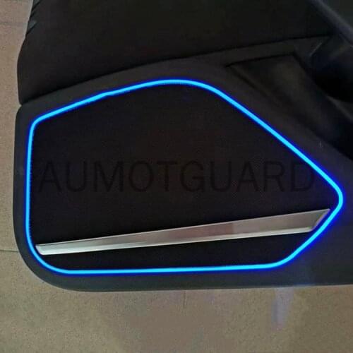 For Audi A4 B9 Luminous Door Speaker Cover Audio Cover Ambience Light 32 Color