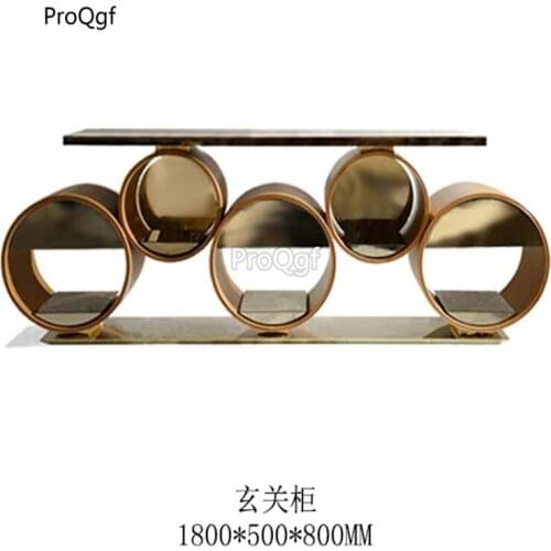Prodgf 1 Set 180*50*80cm corner marble table