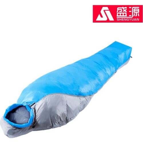 230x84 Cm Ultralight Outdoor Camping Duck Down Sleeping Bag Adult Climbing Hiking Trekking Portable -25 Keep Warm Lazy Bag