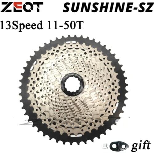 SUNSHINE MTB Bike Freewheel 13 Speed Velocidade Cassette 11-50T Bicycle Cassette 13V MTB Bike Freewheel For SHIMANO SRAM
