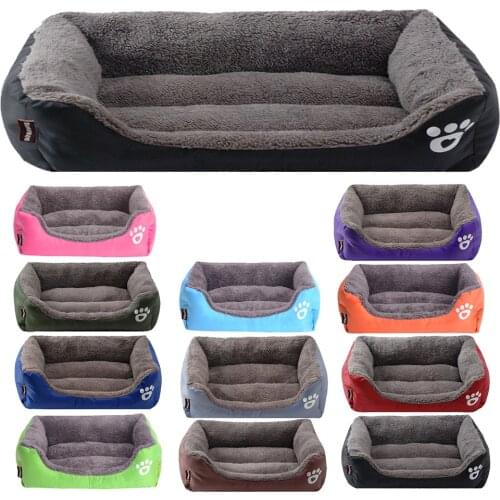 Winter Warm Large Dog Sofa Bed Dog Kneel Cat Mats House Cushion Pet Sleeping Sofa Beds Mat for Large and Small Dog