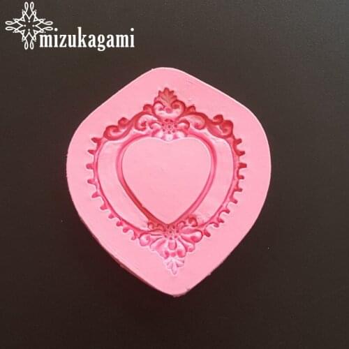 1pcs UV Resin Jewelry Liquid Silicone Mold Love Heart Resin Charm Molds For DIY Intersperse Decorate Making Jewelry