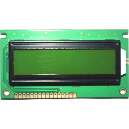 1 pieces 16*2 Character LCD Display LCM 1602 16X2 Yellow Green display HD44780 84*44 character 5v compatible WH1602A pc1602-f