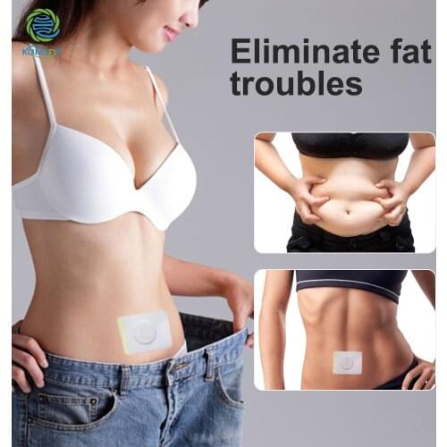 KONGDY 10 Pieces Efficient Slimming Navel Stick 7x9CM Natural Herbal Ingredients Slim Weight Loss Patch Burning Fat Sticker