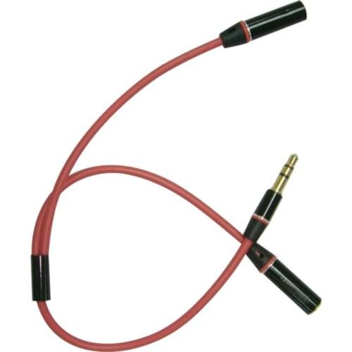 3.5mm Splitter Stereo Audio Cable Jack 1 Male to 2 Female Aux Extension Cord Adapter for Laptop PC Phone Car Headphone 300pcs