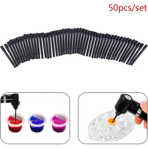 Tattoo Accessory Supplies 50Pcs/Pack New Disposable Tattoo Mixing Stick Tattoo Pigment Ink Mixer Stirring Rods