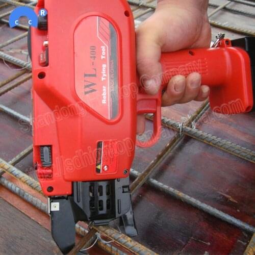 Two Battery Automatic Rebar Tier Tying Tool Machine Cordless Rechargeable Electric Rebar Tying Tools Set For Building Project