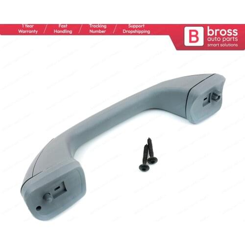Bross Auto Parts BDP762 Interior Roof Grab Handle Gray 7701207246 for Megane MK1 1995-2003, Kangoo MK1 1997–2007 Made in Turkey