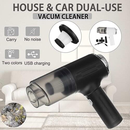 120W 12V 20000pa Wireless Car Vacuum Cleaner For Machine Cordless Portable Handheld Desktop Vacuum Cleaner With LED Light