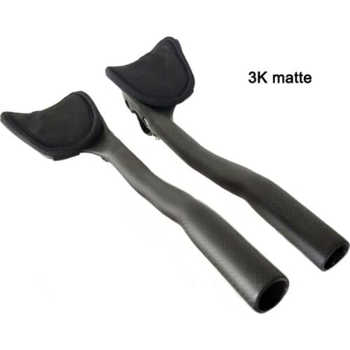NO LOGO ZNIINO 3K gloss/matte finish rest bar tt handlebar full carbon rest handlebar road bike TT bar bicycle parts