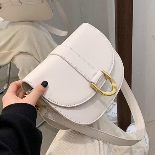 Brand Designer Womens Saddle Bags 2021 New High Quality PU Leather Female Designer Handbags Travel Shoulder Messenger Bag