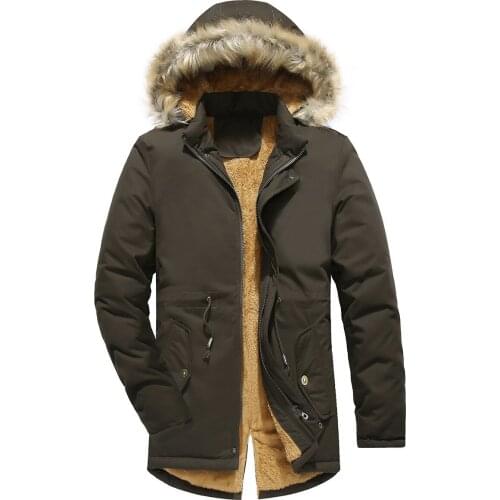 Brand Men Casual Parkas 2019 Winter Mens Warm Casual Parkas Coat Male Thicken Windbreaker Parkas Coats