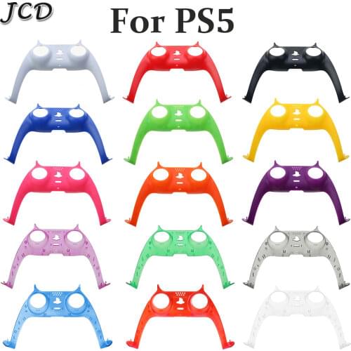 JCD Gamepad Cover for PS5 Front Middle Controller Replacement Decorative Shell for Sony Playstation5 Joypad Games Accessories