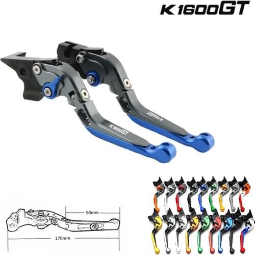 For BMW K1600GT 2017 2018 Motorcycle CNC Aluminum Brake Clutch Levers Adjustable Foldable Lever K 1600 K1600GT